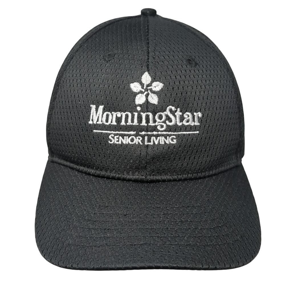Morning Star Senior Living Slideback Baseball Cap Black One Size Chef Works